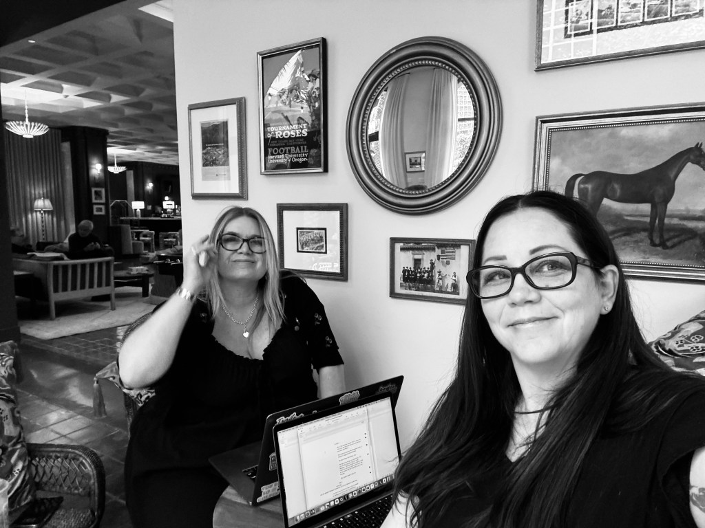 A couple of Gen X punks working on a musical...